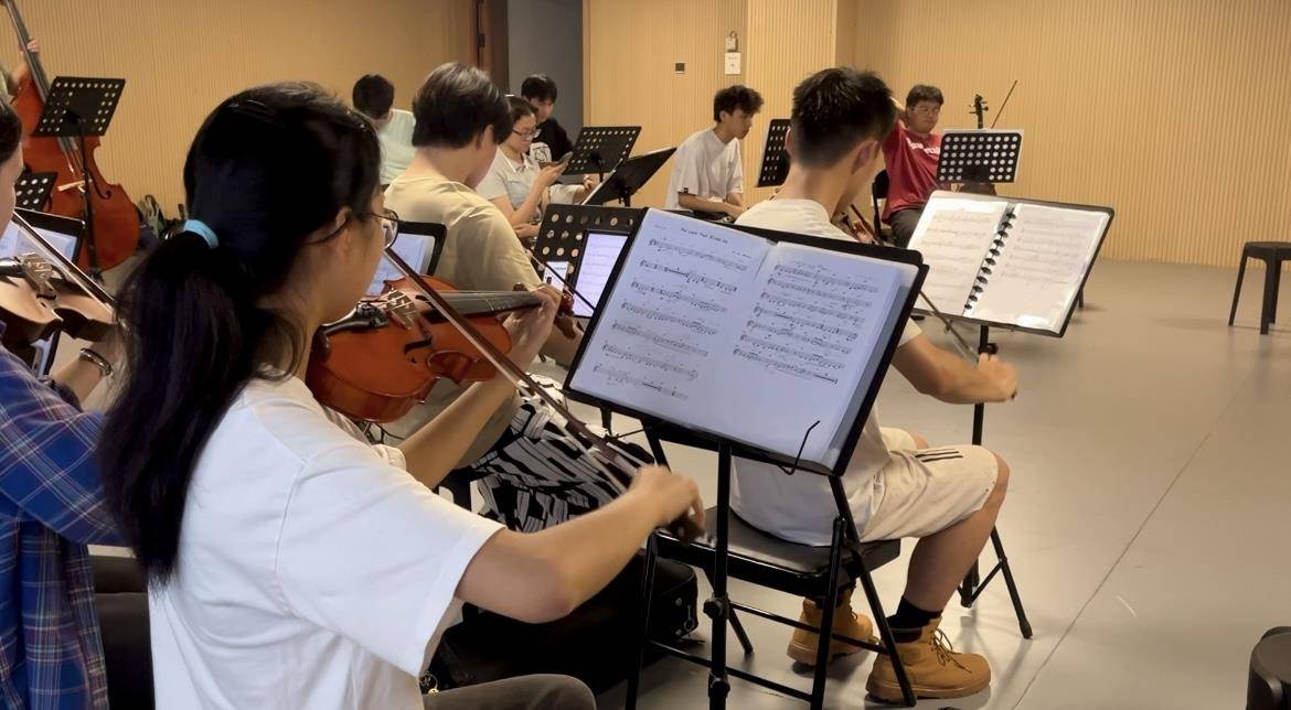 队员们日常排练